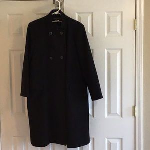 Beautiful dark gray wool coat
